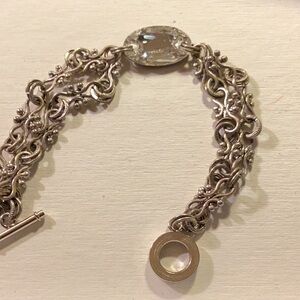 Bracelet with central crystal